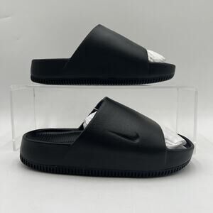Womens Size 6 Nike Air Calm Slime Black Slip On DX4816 001 NEW